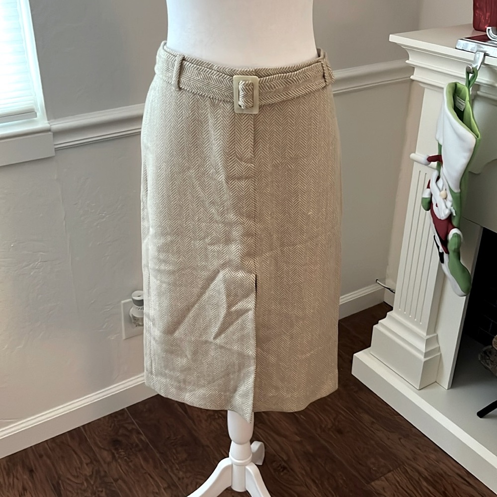 Susana Monaco wool midi pencil skirt